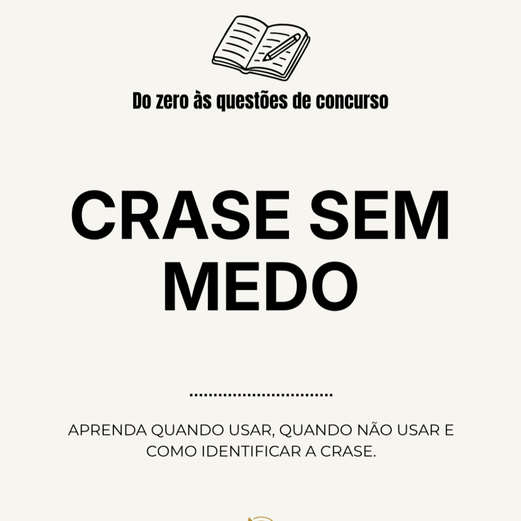 CRASE SEM MEDO