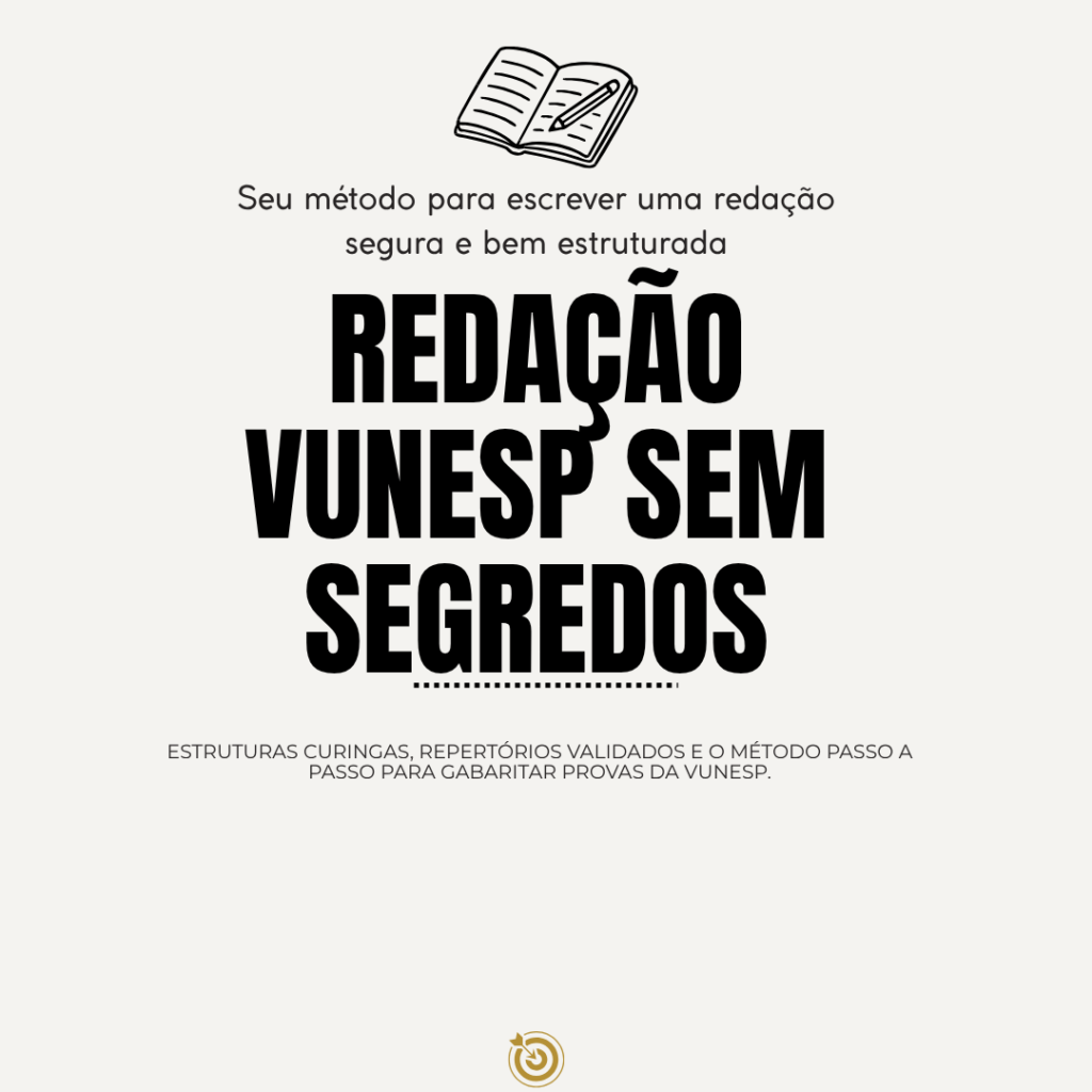 REDAÇÃO PARA A VUNESP